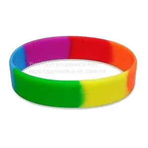 Buy DIY Rainbow Silicone Rubber Band Bracelets Wholesale thumbnail-1