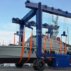 Double Beam Container Gantry Crane Ocean Port Lifting Container Rail Mounted Gantry Crane thumbnail-2