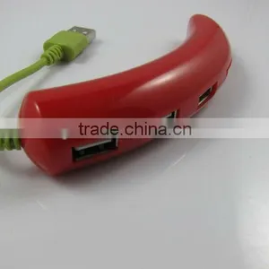 4 Port 2.0 USB HUB/ Cayenne Pepper Style thumbnail-1