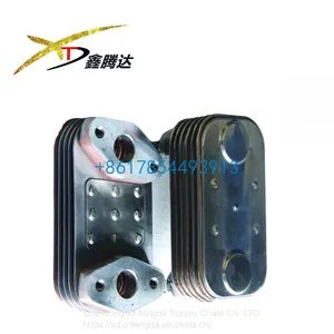 Benz Engine Oil Cooler for Heavy Truck 3551801265 A3501800065 Oil Radiator thumbnail-1