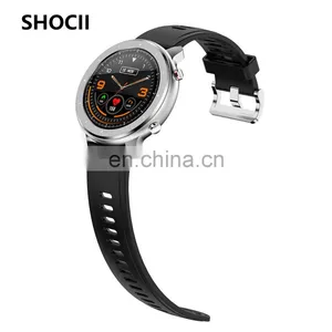 2022 Round Screen Heart Rate Blood Pressure F12 Men Smart Watch Full Round Screen Touch Blood Pressure Smart Watch thumbnail-2