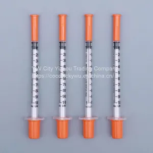 Medical Insulin Syringe With Fixed Ultra Fine Needle 0.5ml/1.0ml thumbnail-1