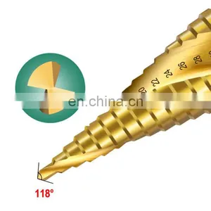 Spot High-Speed Steel Hexagonal Handle Titanium-Plated Step Hole Reaming Drill Bit thumbnail-4