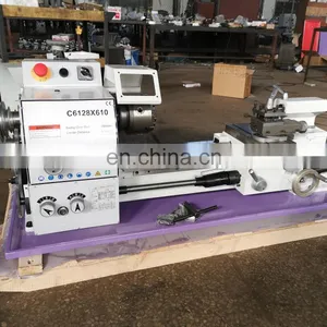 Manual Lathe Machine C6128 High Precision Metal Bench Mini Lathe Machine Price thumbnail-3
