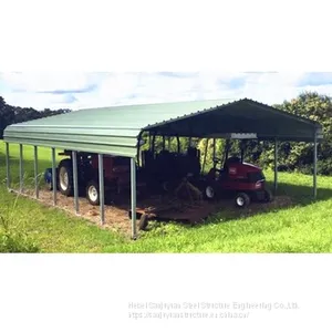 China Prefabricated Car Shed Garage Steel Structure Building thumbnail-5