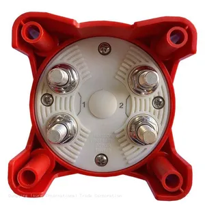 ISURE MARINE Boat Yacht Switch Panel Boat Fitting Windlass Deck Foot SwitchISURE MARINE Boat Single Circuit Selector Isolator Disconnect Rotary Battery Red Switch Single Circuit ON/OFF thumbnail-4