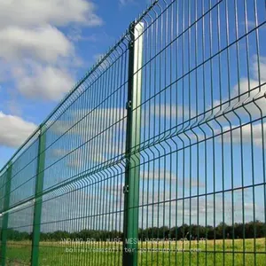 Curvy Welded Wire Fence Supplier PE Coated and PVC Coated Welded Wire Fencing Curvy Welded Wire Mesh Fence/BOLI WIRE MESH QUALITY WELDED WIRE FENCING thumbnail-4