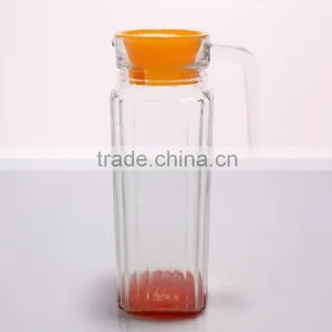 2016 Factory Outlet Eco-friendly Sparyed Color Beautiful Practical Glass Water Jug thumbnail-1