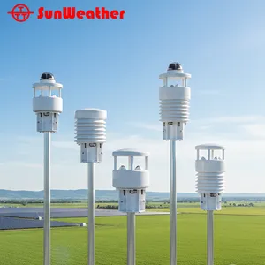 Weather Station: PC-8 Integrated Automatic Weather Station-PM2.5 PM10 Noise Sensor Outdoor Dust Monitoring System RS485 RS232 thumbnail-1
