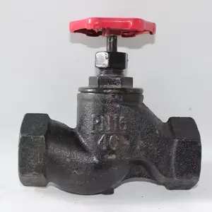 GOST PN10/16 Small Size Cast Iron Globe Valve GOST Female Thread Water Tap Globe Valve thumbnail-3
