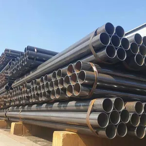 ASME B16.9 Carbon Steel Hot-Rolled Tube ASME A106 Gr.B Welded/seamless Mild Steel Pipes thumbnail-2