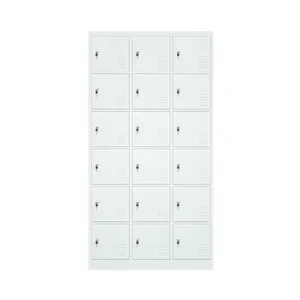 Modern 18-Door Metal Storage Locker thumbnail-1