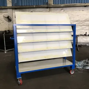 Bottom Cover Turnover Trolley With Safety Lock Mechanism for Industrial Use thumbnail-5