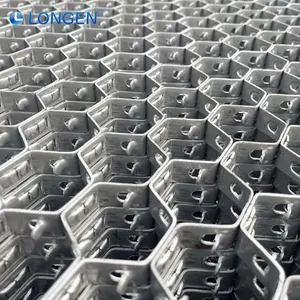 Factory Furnace Tortoise Shell Net Stainless Steel Expanded Hexagonal Mesh Inner Buckle thumbnail-3