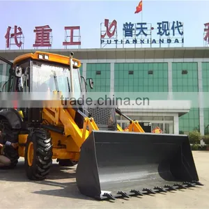 CE and SGS Approved Tractor Loader and Backhoe With Mower for Sale XD850 Made in China thumbnail-1