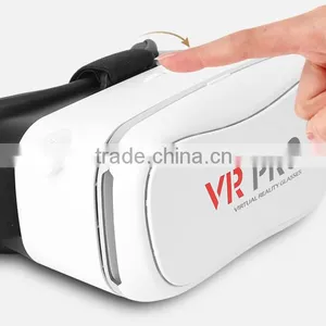 2016 Wholesale VR PRO Virtual Reality T-Shaped Straps, Comfortable Padding, Adjustable Lens With Remote thumbnail-1