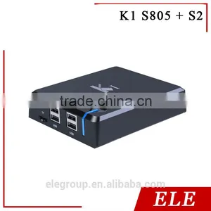 K1 S805 OTT + DVB S2 1G/8G Quad Core H.265 Smart tv Box Support CCCam/Newcam/Biss thumbnail-1