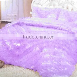 2016 New Design 100% Polyester Satin 4Pcs Bedding Set thumbnail-6
