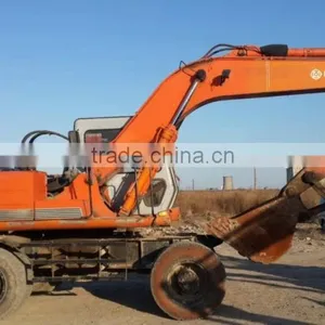 Used Hitachi Excavator EX200WD Wheel Excavator, Second Hand Hitachi Excavator EX200WD For Sale thumbnail-2