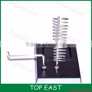TOPEAST Solder Soldering Iron Metal Stand Holder & Heavy Duty Black Base thumbnail-1