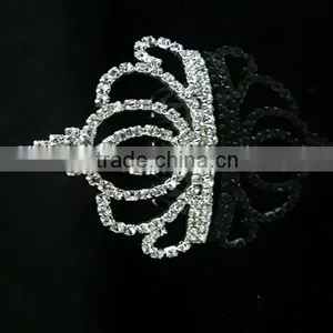 New Style Crystal Full Round Crown Tiara Wholesale Small Kids Crown Big Peagent Hair Accessories thumbnail-2