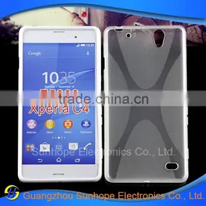X Line Design Tpu Cell Phone Cover for Xperia C4 E5333 thumbnail-3