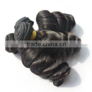 High Quality 7A Peruvian Loose Wave Weft ,100% Human Virgin Hair Wholesale Price thumbnail-5