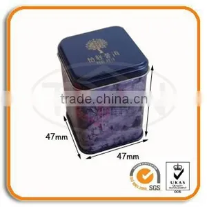 Small Rectangular Tea Sample Tins thumbnail-1