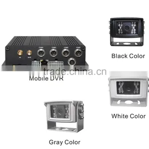 Multi-camera System Anti-viabration Car Reversing Aid 4 Channel GPS WiFi 3G Optional Security Camera Systems for School Bus thumbnail-2