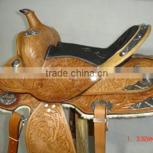 Leather Western Saddle thumbnail-1