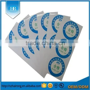 High Quality Printing Glossy Waterproof Adhesive Synthetic Paper Sticker thumbnail-6