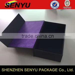 Custom Made Black Magnetic Closure Gift Box With Foam Insert thumbnail-1