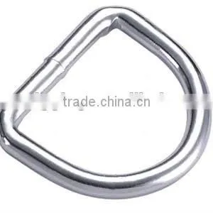POPULAR MIDDLE SIZED RIGGING MENTAL ZINC PLATED D RING thumbnail-3