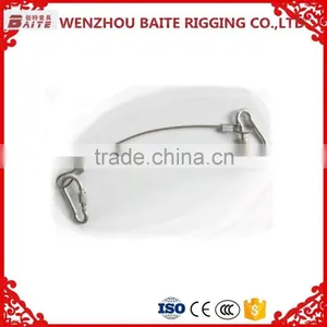 2mm Stainless Steel Wire Rope With Snap Hook , Stainless Steel Wire Rope With Quick Link in Rigging Hardware Manufacturer thumbnail-2