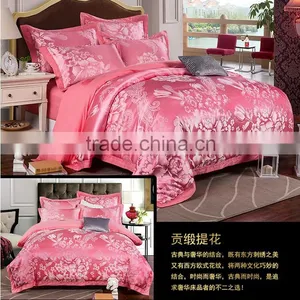 Wedding Suite Optimal Silk Satin Jacquard Bedding Set thumbnail-2