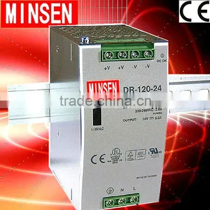 CE Approval DR-120 120w 12v 24v 48v Din Rail Switching Power Supply 120w 12v 24v 48v thumbnail-1