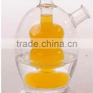 2014 Crystal Blown Glass Oil , Vinegar and Soy Sauce Bottle thumbnail-1