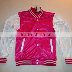 Winter Bomber Satin Jacket,winter Varsity Satin Jacket,custom Winter Baseball Man Satin Jacket thumbnail-1