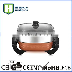 Electric Ceramic Fry Pan Stone Fry Pan Diamond Ceramic Pan thumbnail-4