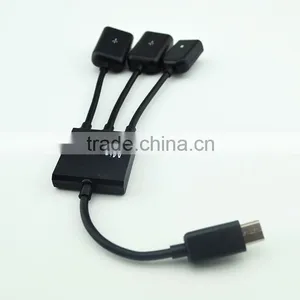 Hot Sale Male to Female Micro Usb Hub Adapter for Camera thumbnail-3