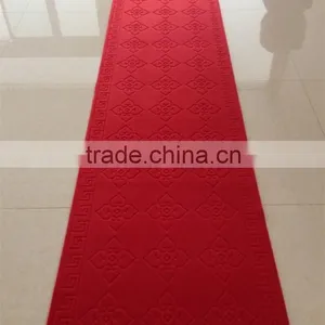 PVC Back and Polyester Embossing Corridor Carpet thumbnail-1