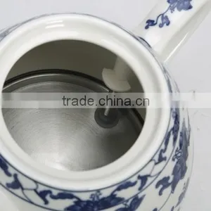 Classics China Flower Design Small Ceramic Tea Pot thumbnail-6