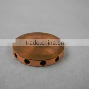 Round Turning Copper Aluminum CNC Disc 3.5mm thumbnail-1