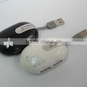 Promotional Gift Computer 4 Port Usb Hub With Hidden Cable thumbnail-6