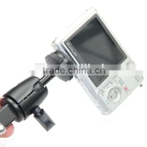 New High Quality Metal Universal Car DVR Digital Camera Sports DV Recorder Bike Motor Scooter Mount Car Rearview Mirror Holder thumbnail-2