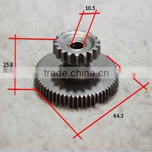 18/62 Teeth Second Starter Tooth Wheel for ATV Spare Parts thumbnail-1