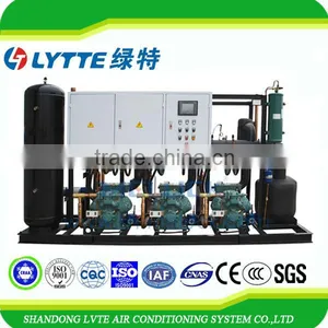 JZBBF Semi-hermetic Compressor Racks Condensing Unit,Water(Air)Cooled Condensing Unit for Cold Storage Room thumbnail-1