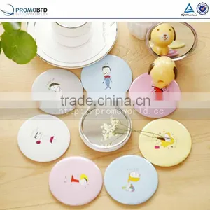 Hot Sale Promotional Portable Folding Round Pocket Compact Mirror thumbnail-4
