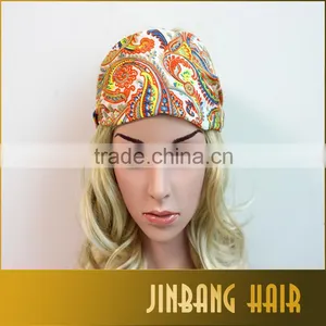 2016 Floral Women Elastic Turban Twisted Multifunctional Headband Wide Stretch Hair Band Girl Yoga Hair Accessories thumbnail-1