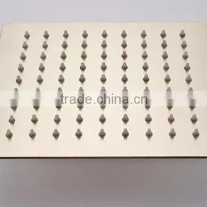 8inch Ultra Thin Brushed Nickel Ceiling Mounted Rain Shower Head Stainless Steel thumbnail-2